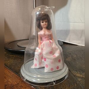 Vintage A&H Doll with Pink Polka Dot Dress.